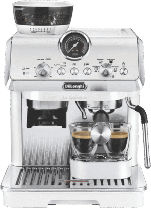 DeLonghi La Specialista Art Evo Manual Coffee Machine White